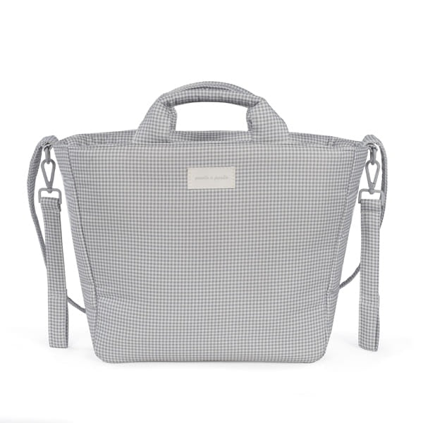 Pasito a Pasito torba za prematanje i kolica Little Bloom Vichy Grey - Patkica.eu