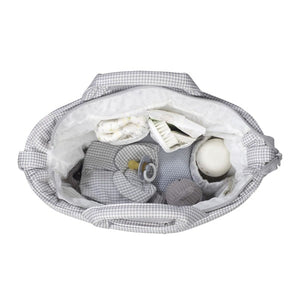 Pasito a Pasito torba za prematanje i kolica Little Bloom Vichy Grey - Patkica.eu