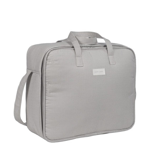 Pasito a Pasito torba za put i rodilište Little Bloom Vichy Grey - Patkica.eu
