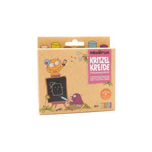 Veganske krede za crtanje - set 6 boja - Patkica.eu