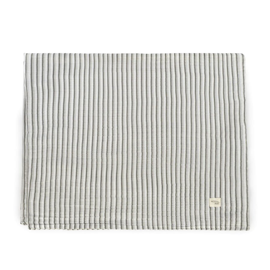 Walking Mum Botton Stripes muslin pelena 120 × 120 cm - Patkica.eu