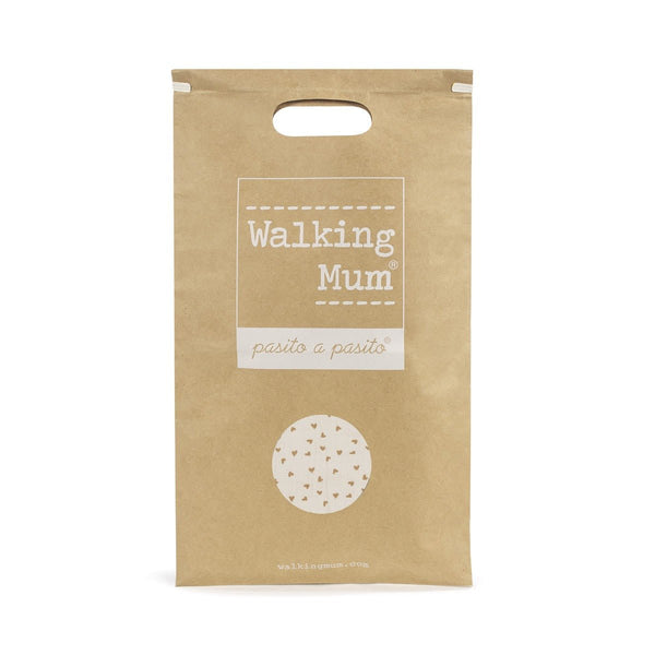 Walking Mum jastuk/dekica za nošenje bebe Hearts Poppy Cinnamon - Patkica.eu