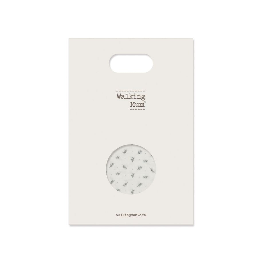Walking Mum muslin pelena/dekica Mimosa Green 120x120 cm - Patkica.eu