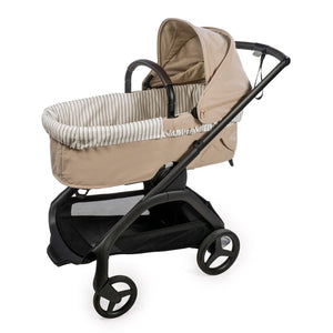 Walking Mum navlaka s gumicom i plahta za košaru kolica Botton Stripes - Patkica.eu