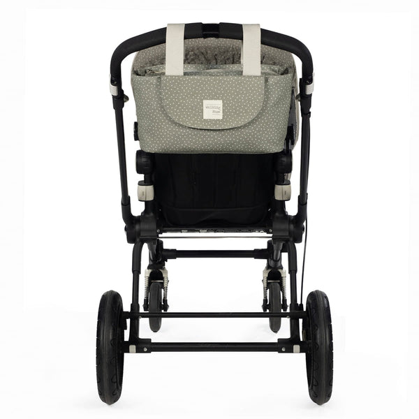 Walking Mum organizator za kolica Polka Dot Poppy Moss - Patkica.eu