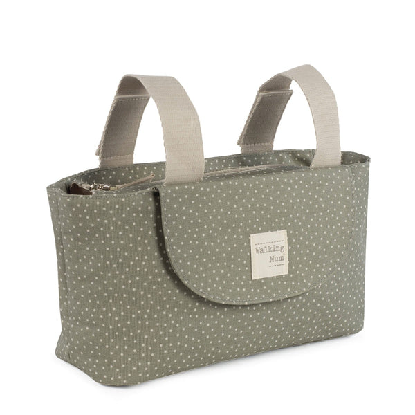 Walking Mum organizator za kolica Polka Dot Poppy Moss - Patkica.eu