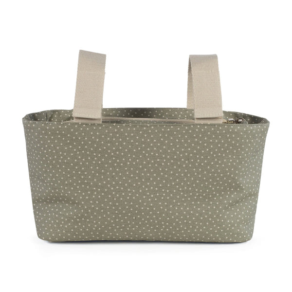Walking Mum organizator za kolica Polka Dot Poppy Moss - Patkica.eu