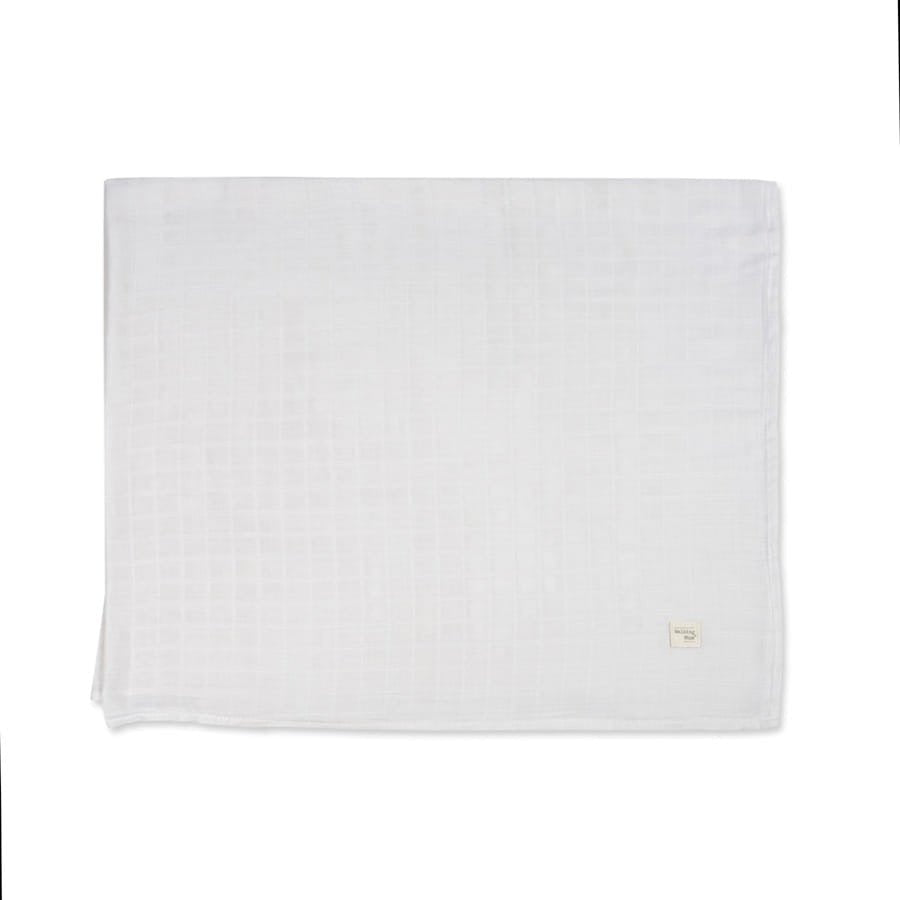 Walking Mum plahta za košaru kolica i muslin dekica Botton Strips - Patkica.eu