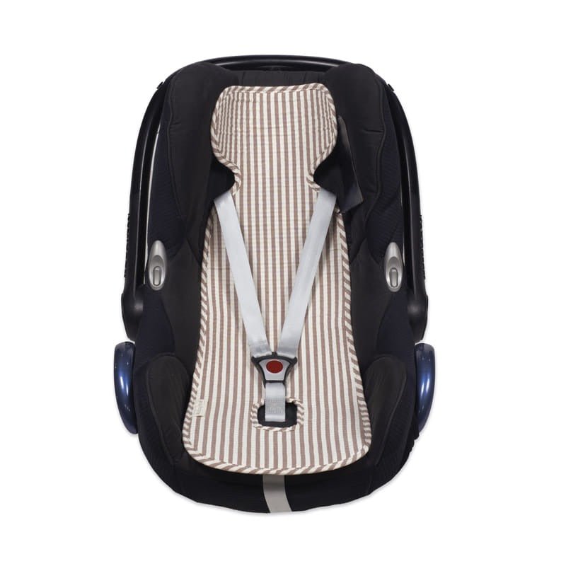 Walking Mum podloga za autosjedalicu Praliné Strips Moka - Patkica.eu