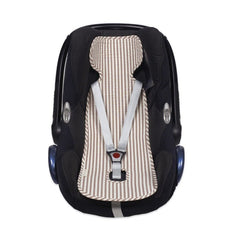 Walking Mum podloga za autosjedalicu Praliné Strips Moka - Patkica.eu