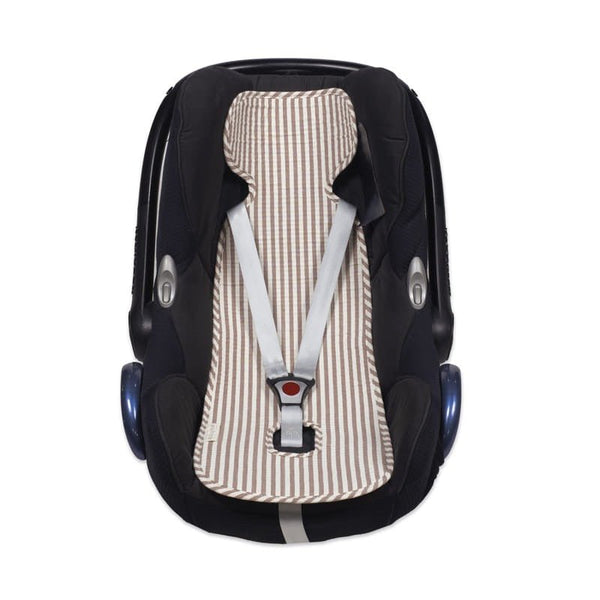 Walking Mum podloga za autosjedalicu Praliné Strips Moka - Patkica.eu