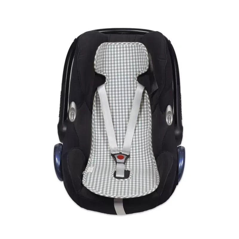 Walking Mum podloga za autosjedalicu Praliné Vichy Matcha - Patkica.eu