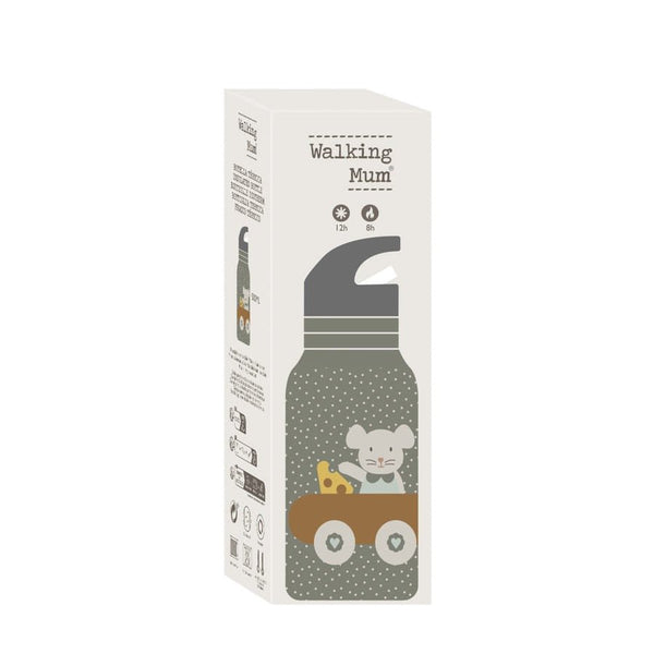 Walking Mum Poppy Moss termo boca sa slamkom 500 ml - Patkica.eu