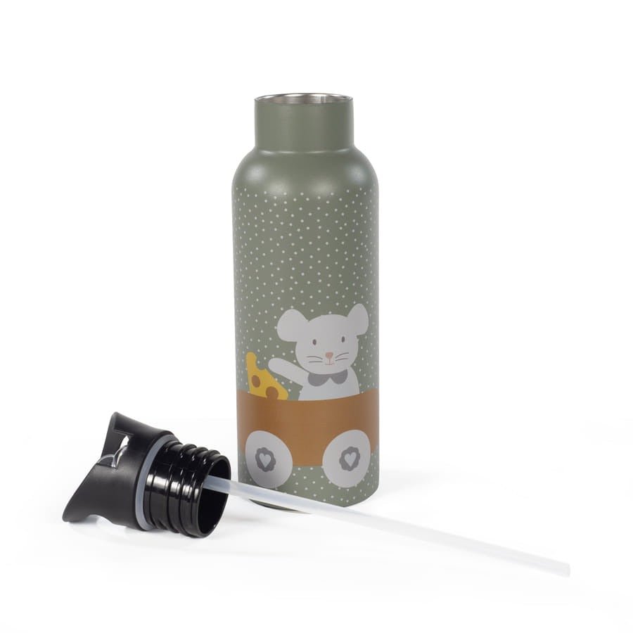 Walking Mum Poppy Moss termo boca sa slamkom 500 ml - Patkica.eu