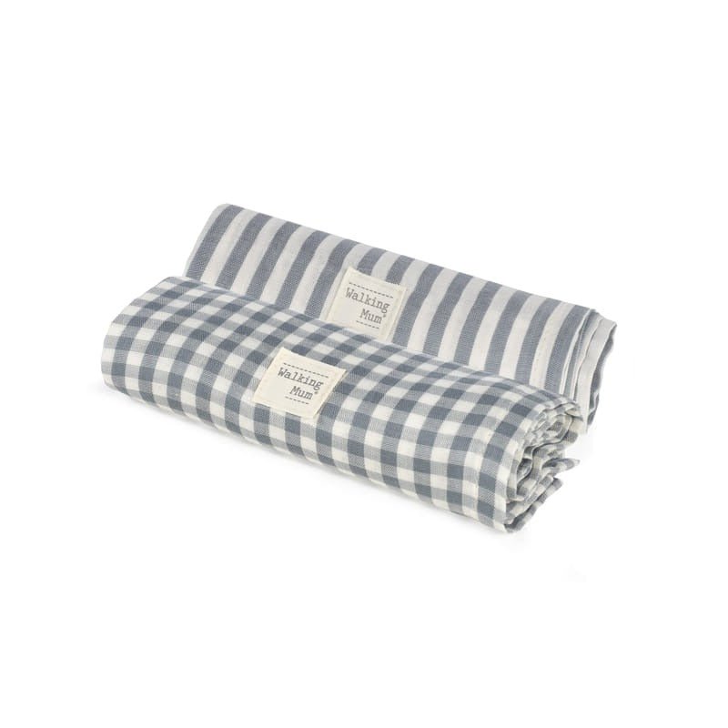 Walking Mum Praliné Matcha muslin pelene 70 × 70 cm – 2 kom - Patkica.eu