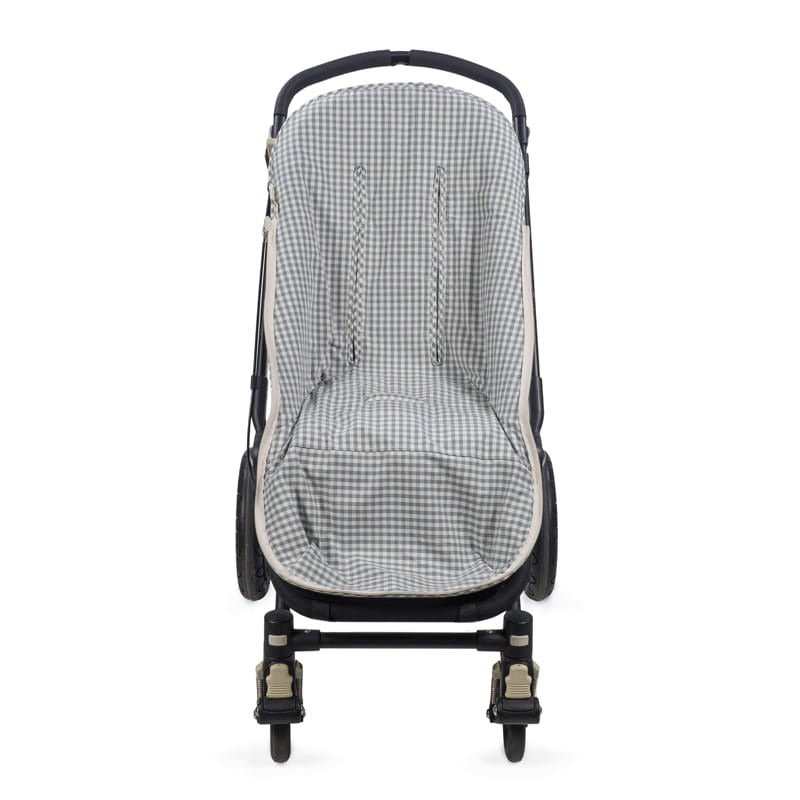 Walking Mum Praliné Vichy Strips Matcha vreća za kolica TOG 2,5 - Patkica.eu