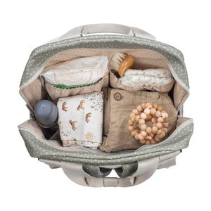 Walking Mum ruksak Polka Dot Poppy Moss - Patkica.eu