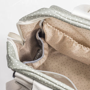 Walking Mum ruksak Polka Dot Poppy Moss - Patkica.eu