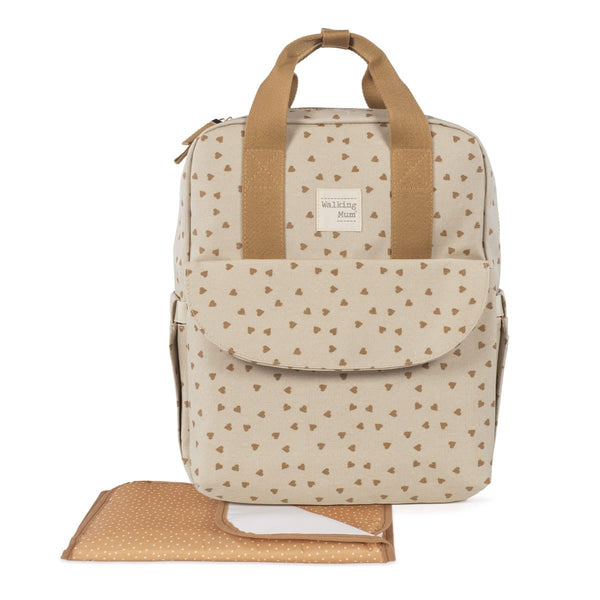 Walking Mum ruksak za kolica Hearts Poppy Cinammon - Patkica.eu