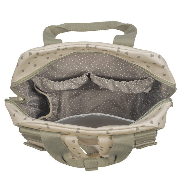 Walking Mum ruksak za kolica Hearts Poppy Moss - Patkica.eu