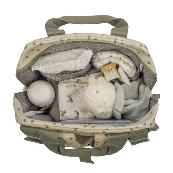 Walking Mum ruksak za kolica Hearts Poppy Moss - Patkica.eu