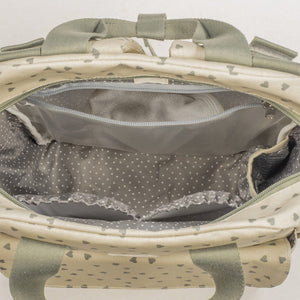 Walking Mum ruksak za kolica Hearts Poppy Moss - Patkica.eu