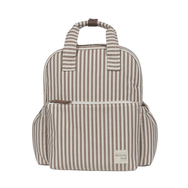 Walking Mum ruksak za kolica Praliné Stripes Moka - Patkica.eu