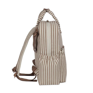 Walking Mum ruksak za kolica Praliné Stripes Moka - Patkica.eu