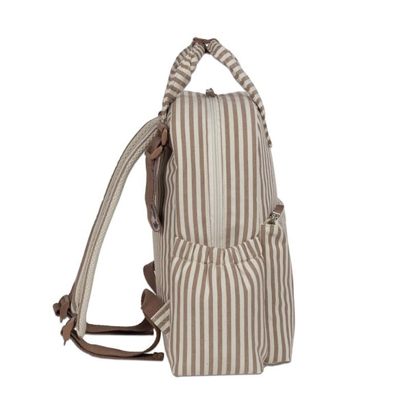 Walking Mum ruksak za kolica Praliné Stripes Moka - Patkica.eu