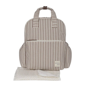 Walking Mum ruksak za kolica Praliné Stripes Moka - Patkica.eu