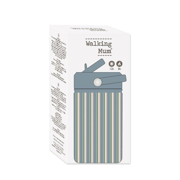 Walking Mum Summer Strips termo boca sa slamkom - Patkica.eu