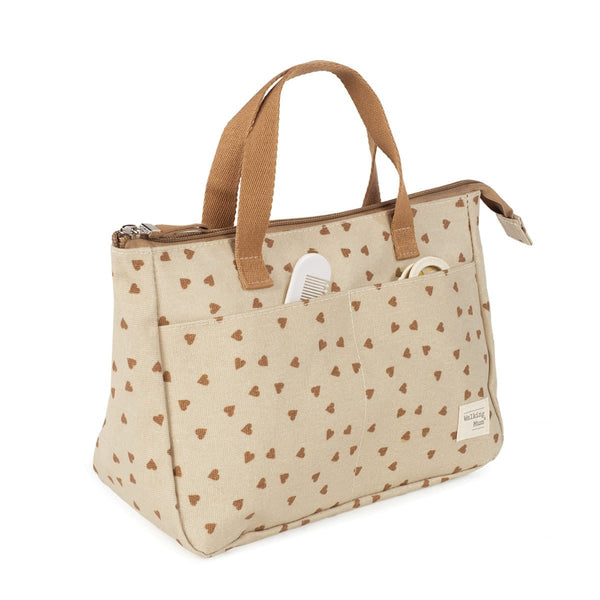 Walking Mum toaletna torbica Hearts Poppy Cinnamon - Patkica.eu
