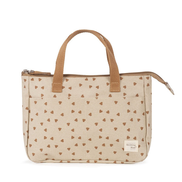 Walking Mum toaletna torbica Hearts Poppy Cinnamon - Patkica.eu