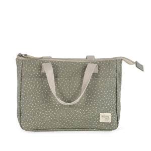 Walking Mum toaletna torbica Polka Dot Poppy Moss - Patkica.eu
