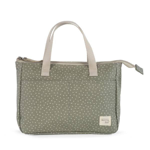 Walking Mum toaletna torbica Polka Dot Poppy Moss - Patkica.eu