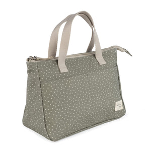 Walking Mum toaletna torbica Polka Dot Poppy Moss - Patkica.eu