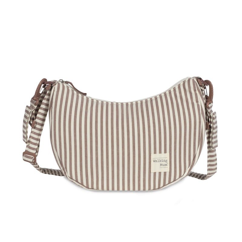 Walking Mum torba za kolica i prematanje Praliné Strips Moka - Patkica.eu