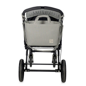 Walking Mum torba za kolica s podlogom za presvlačenje Praliné Stripes Matcha - Patkica.eu