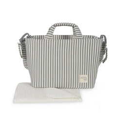 Walking Mum torba za kolica s podlogom za presvlačenje Praliné Stripes Matcha - Patkica.eu