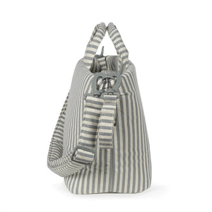 Walking Mum torba za kolica s podlogom za presvlačenje Praliné Stripes Matcha - Patkica.eu