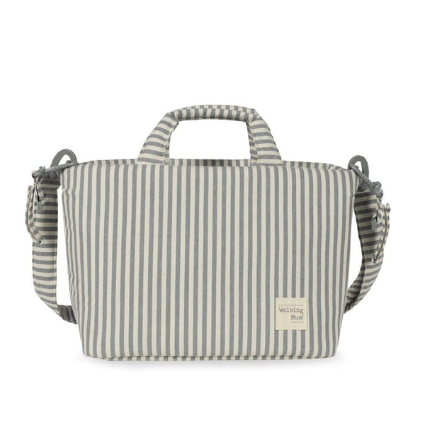 Walking Mum torba za kolica s podlogom za presvlačenje Praliné Stripes Matcha - Patkica.eu