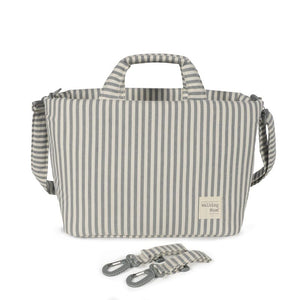 Walking Mum torba za kolica s podlogom za presvlačenje Praliné Stripes Matcha - Patkica.eu
