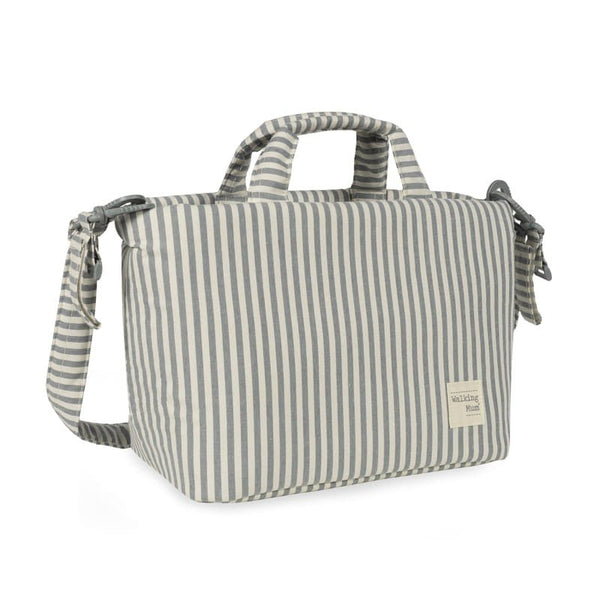 Walking Mum torba za kolica s podlogom za presvlačenje Praliné Stripes Matcha - Patkica.eu