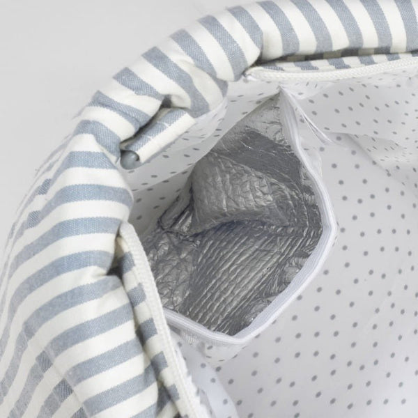 Walking Mum torba za kolica s podlogom za presvlačenje Praliné Stripes Matcha - Patkica.eu
