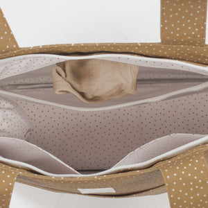 Walking Mum torba za prematanje i kolica Polka Dot Poppy Cinnamon - Patkica.eu