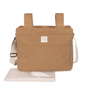 Walking Mum torba za prematanje i kolica Polka Dot Poppy Cinnamon - Patkica.eu